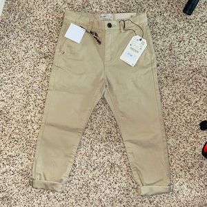 Zara khaki chinos
